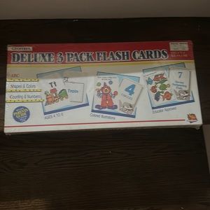 New abc flash card vintage